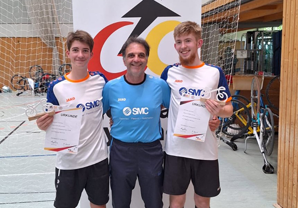 4. Platz für SV Erzhausen Radballer bei Junioren DM